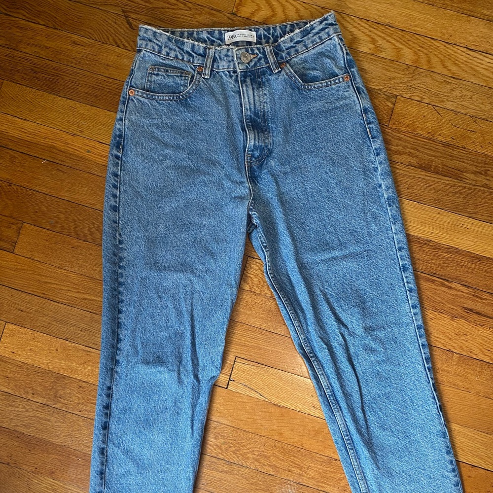 zara mom jeans